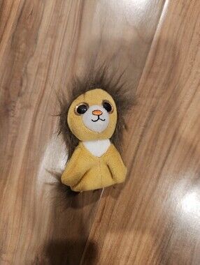 Small Plush Lion  - Yellow with Brown Mane